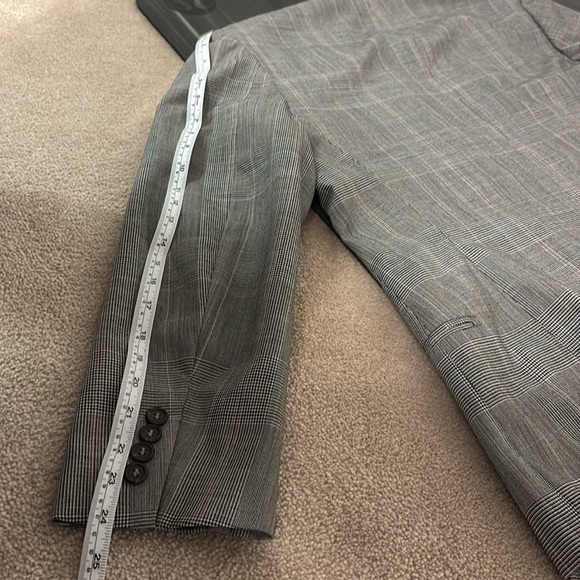 Ralph Lauren Glen Check Double-Breasted Wool Blazer - Picture 12 of 15
